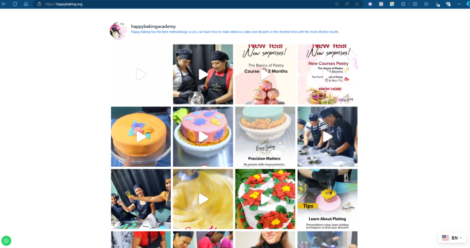 instagram happy baking