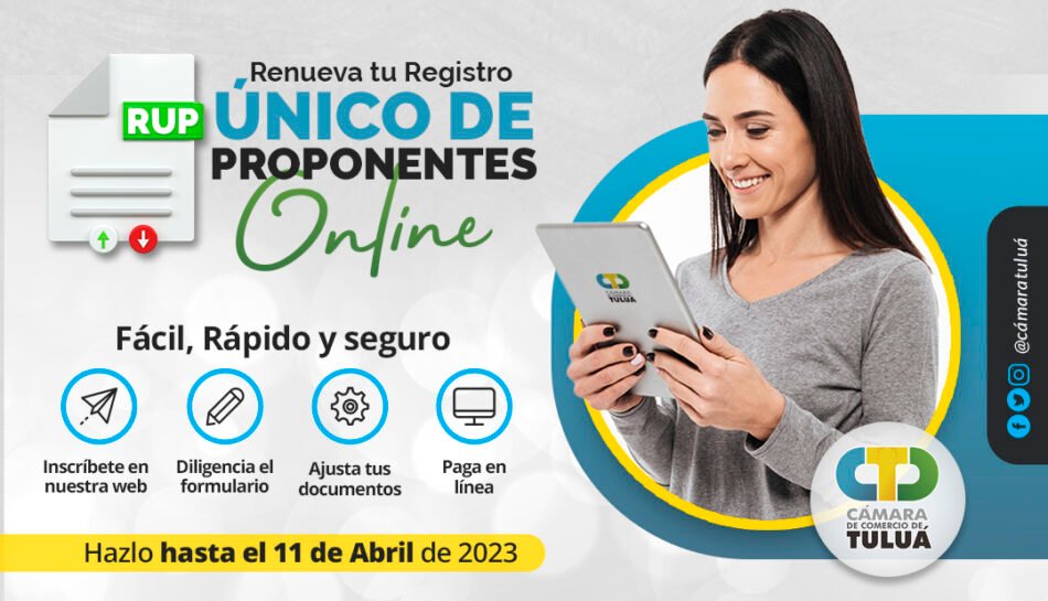 Registro único de proponentes.