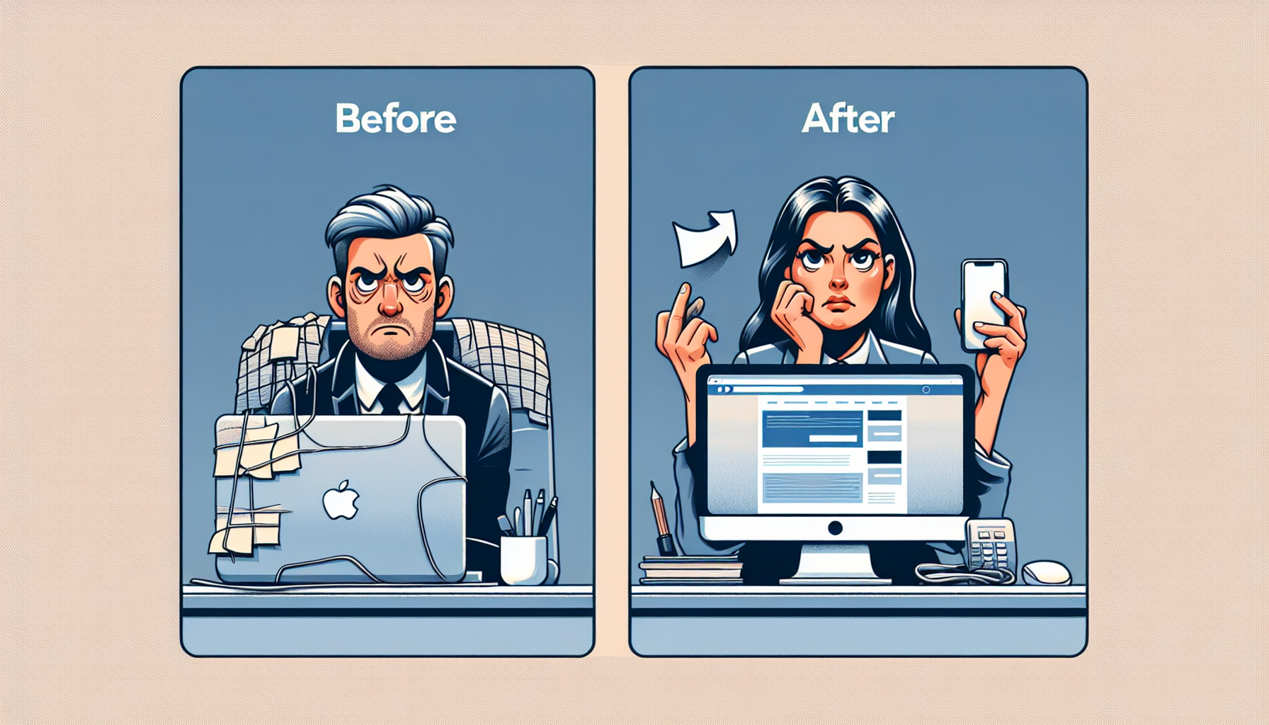 Diseño web: antes y después de nuestro trabajo